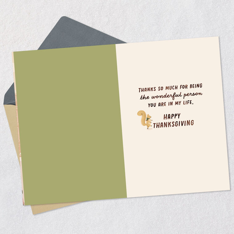 Hallmark Parade Of Thankfulness Thanksgiving Card