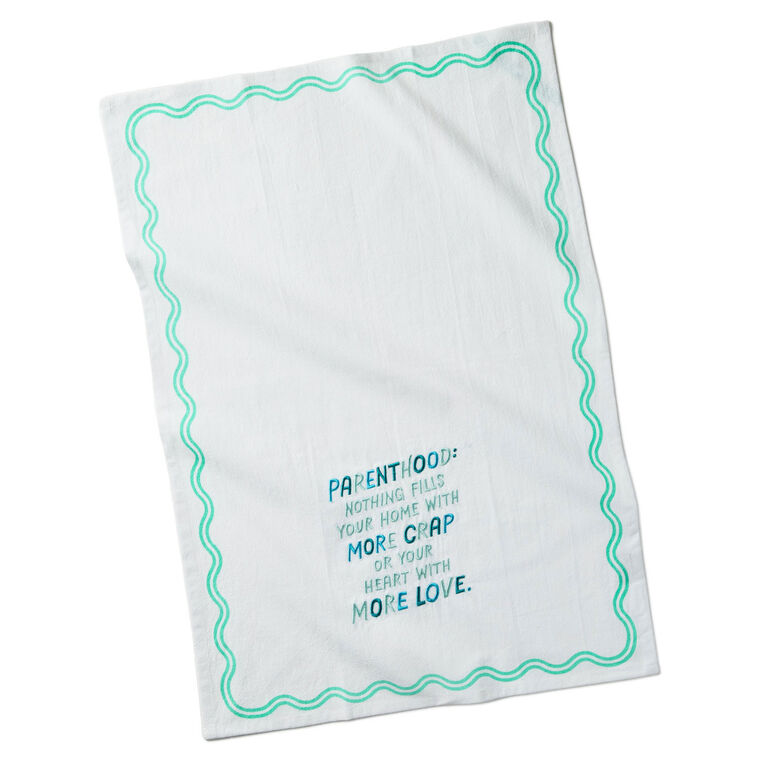 Hallmark Parenthood Funny Tea Towel 18x26