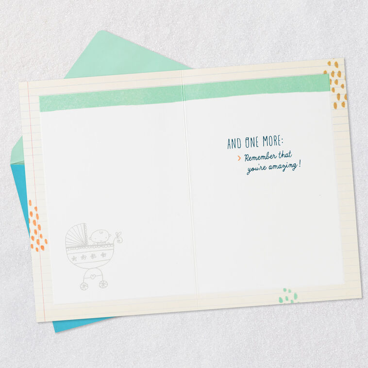 Hallmark Parenting Tips New Baby Card
