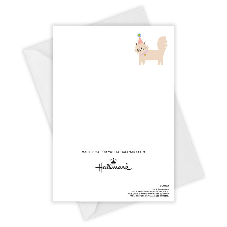 Hallmark Party Animal Custom Birthday Card