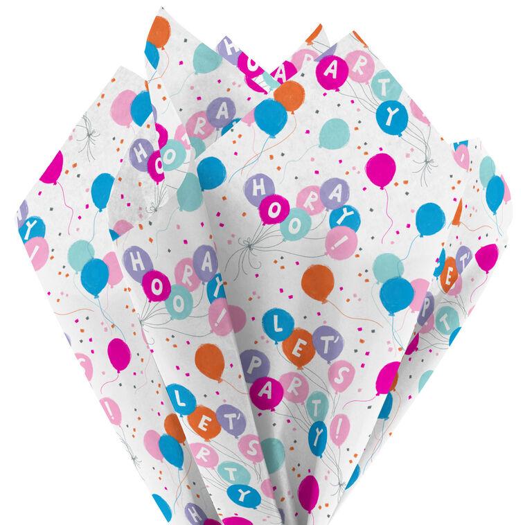 Hallmark Party Balloons Tissue Paper 6 Sheets