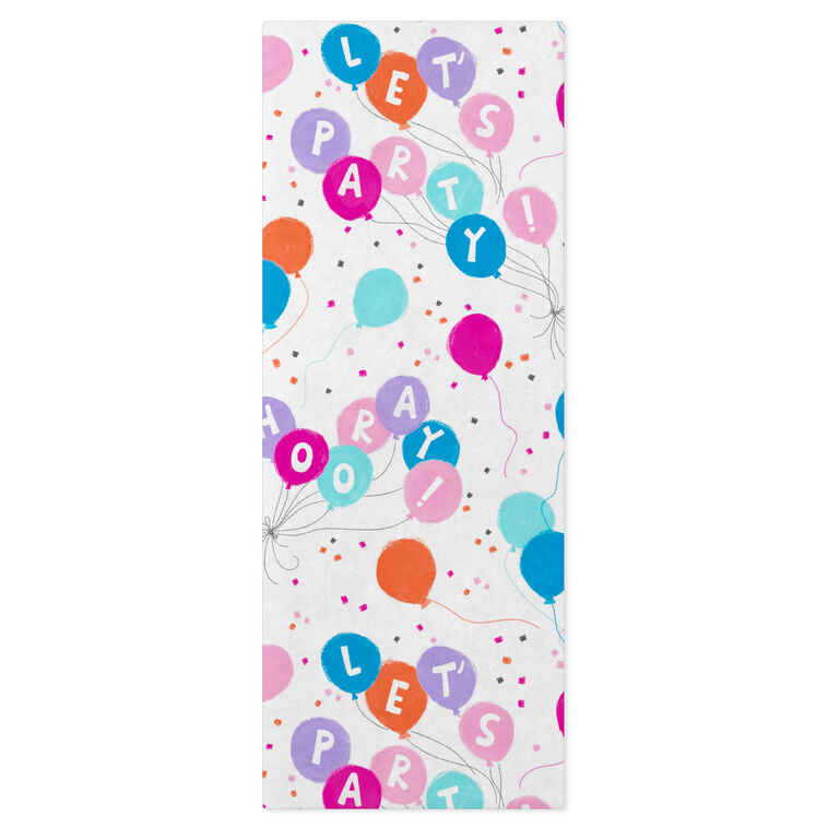 hallmark Party Balloons Tissue Paper 6 Sheets