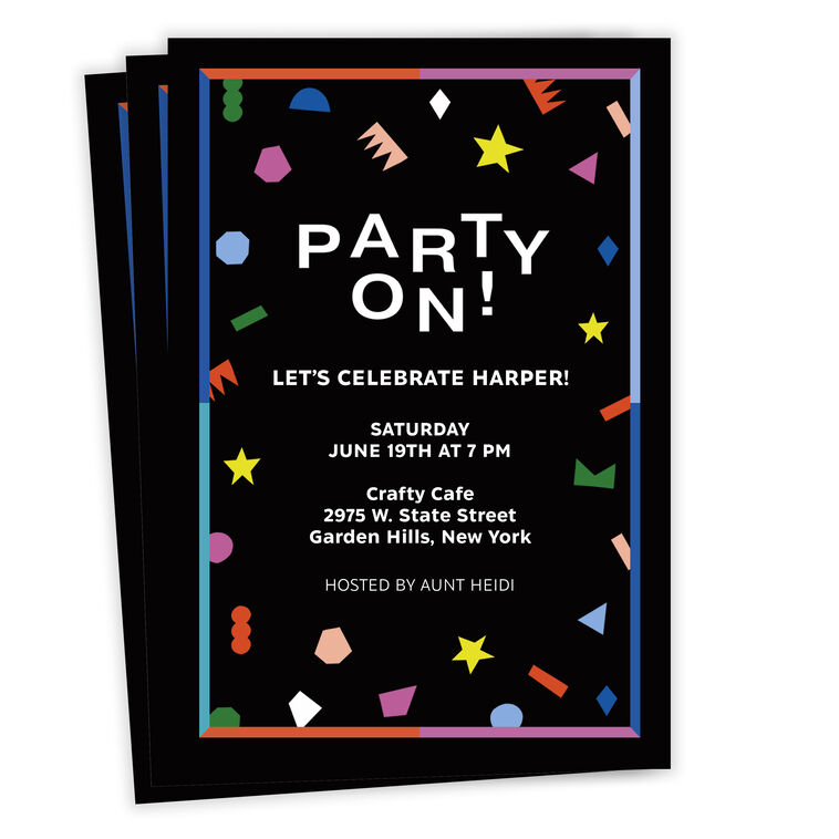 hallmark Party On Invitation