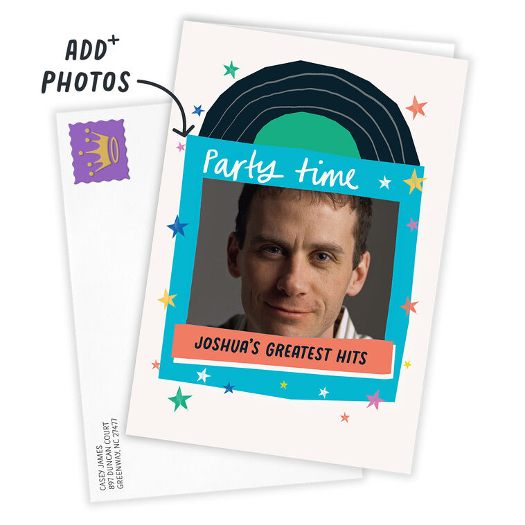 Hallmark Party Time Custom Birthday Card