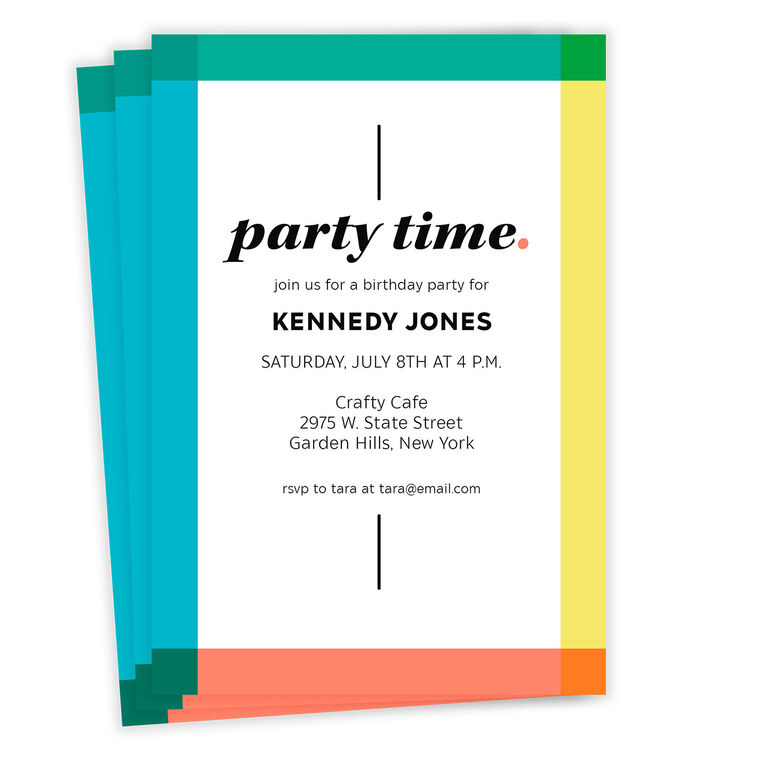 hallmark Party Time Invitation