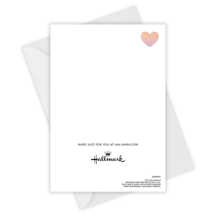 Hallmark Pastel Hearts Custom Valentine's Day Card