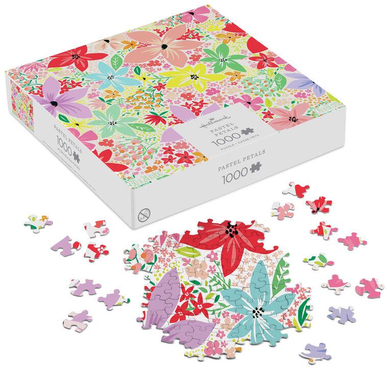 Hallmark Pastel Petals 1000-Piece Jigsaw Puzzle