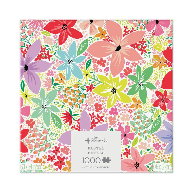 hallmark Pastel Petals 1000-Piece Jigsaw Puzzle