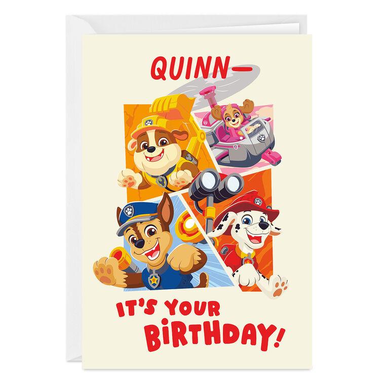 hallmark Paw Patrol™ Custom Birthday Card