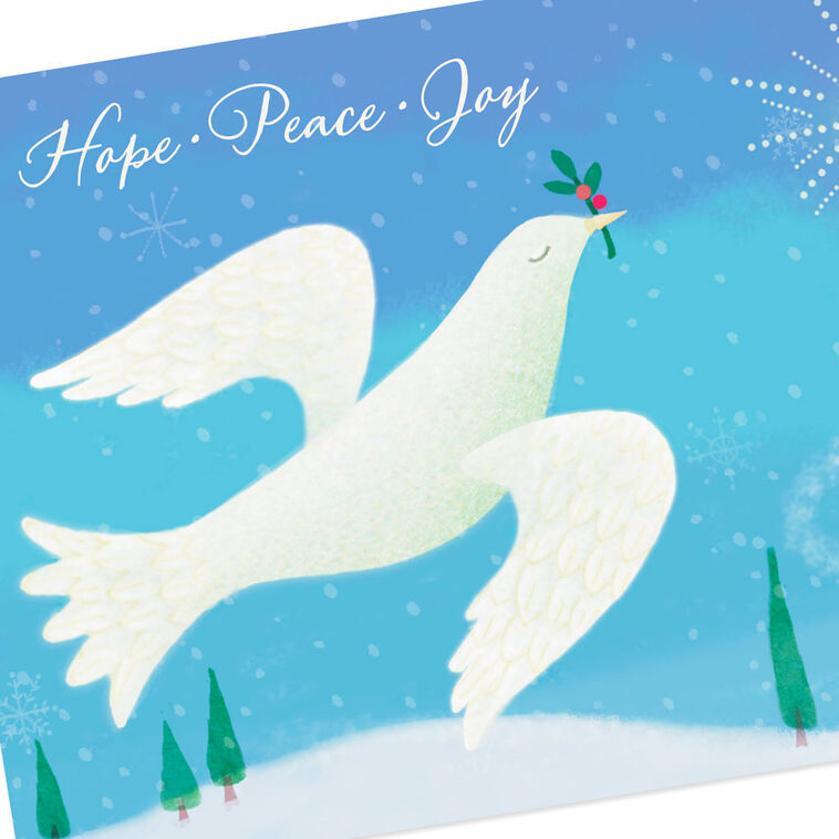 Hallmark Peace Dove New Year Cards Pack Of 6