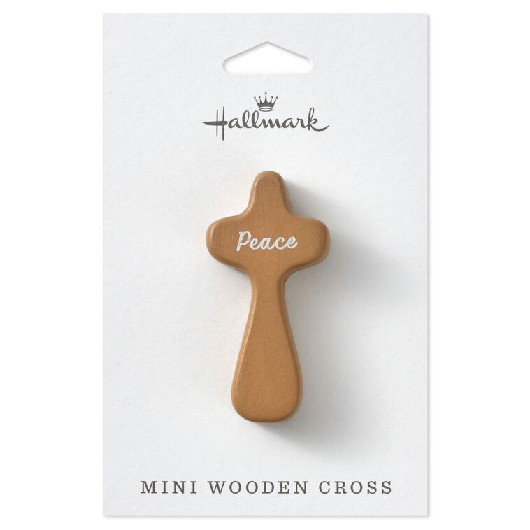 Hallmark Peace Mini Comfort Cross 2.25"