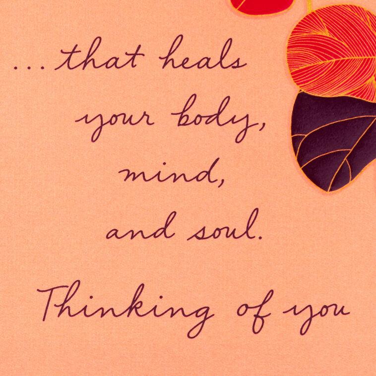 Hallmark Peace Rest And Strength Get Well Card