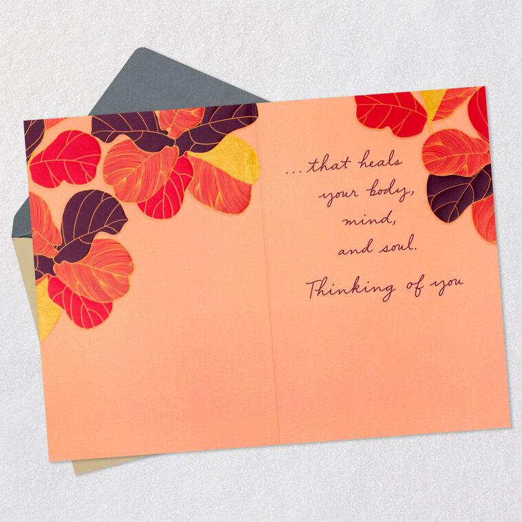 Hallmark Peace Rest And Strength Get Well Card