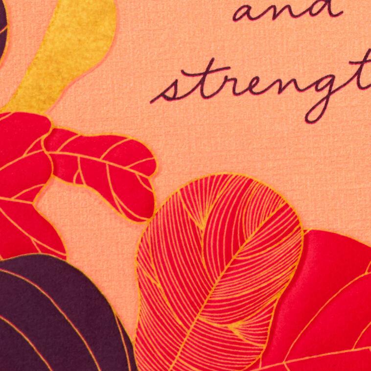 Hallmark Peace Rest And Strength Get Well Card