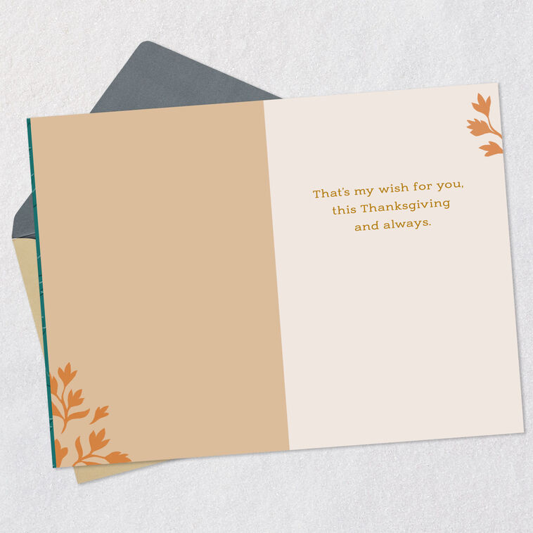 Hallmark Peace To You Thanksgiving Card
