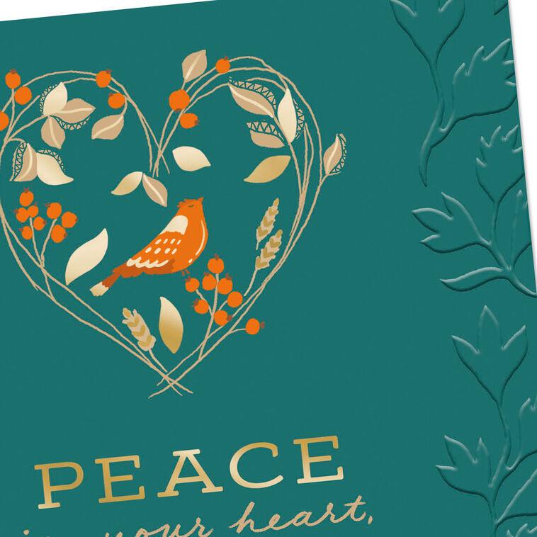 Hallmark Peace To You Thanksgiving Card