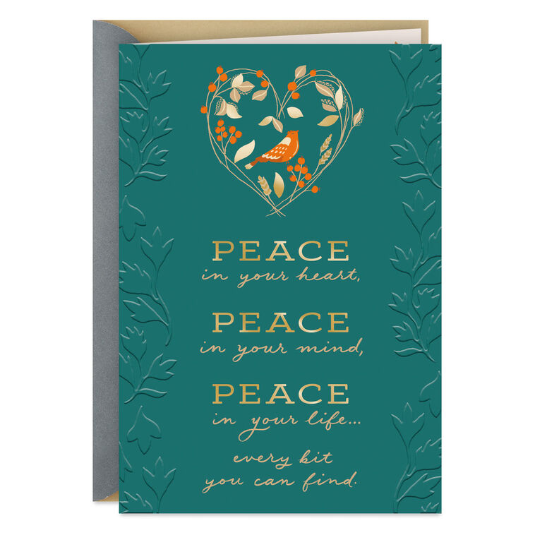 hallmark Peace to You Thanksgiving Card