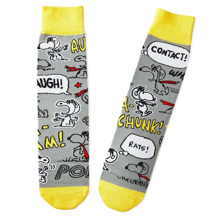 hallmark Peanuts® Flying Ace Snoopy Crew Socks