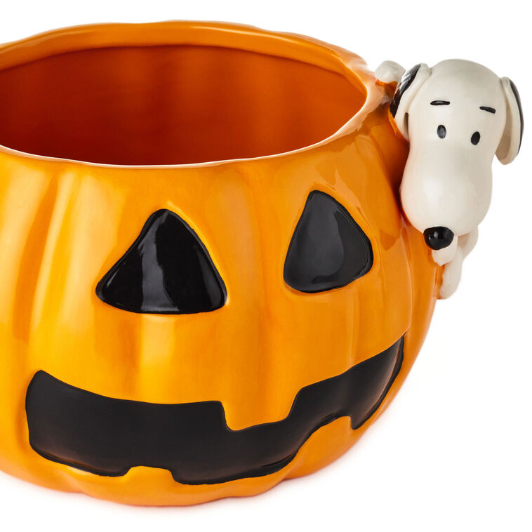 Hallmark Peanuts® Pumpkin Candy Bowl With Snoopy