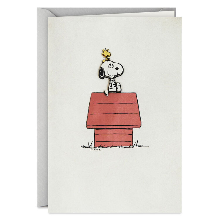 hallmark Peanuts® Snoopy and Woodstock Blank Card