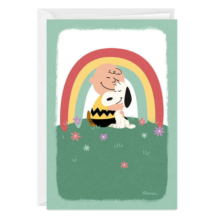 hallmark Peanuts® Snoopy Rainbow Custom Card