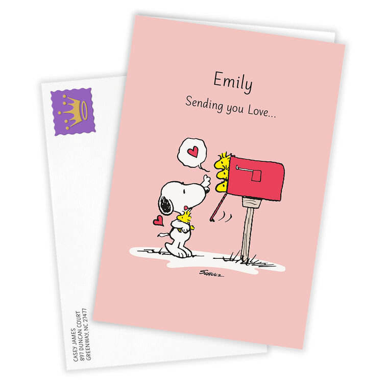 Hallmark Peanuts® Snoopy Sending Love Custom Card