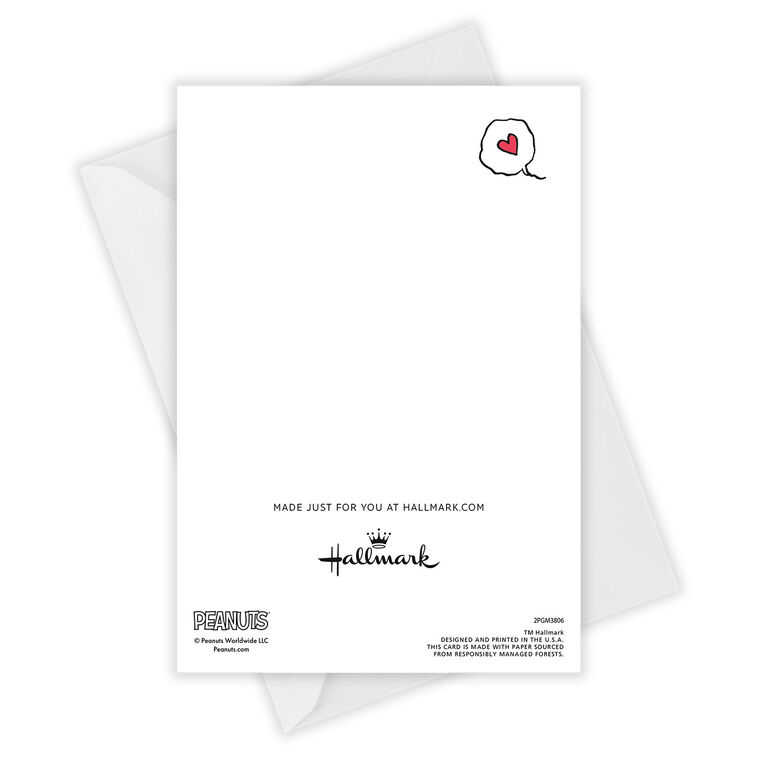 Hallmark Peanuts® Snoopy Sending Love Custom Card