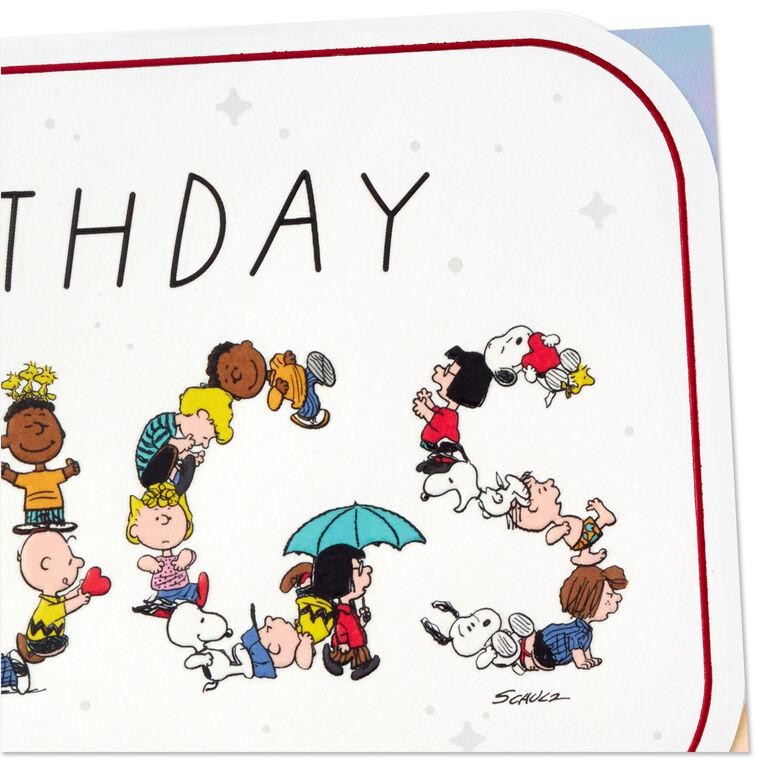 Hallmark Peanuts Soak Up The Love Birthday Card