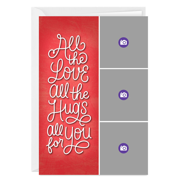 Hallmark Personalized All For You Love Photo Card