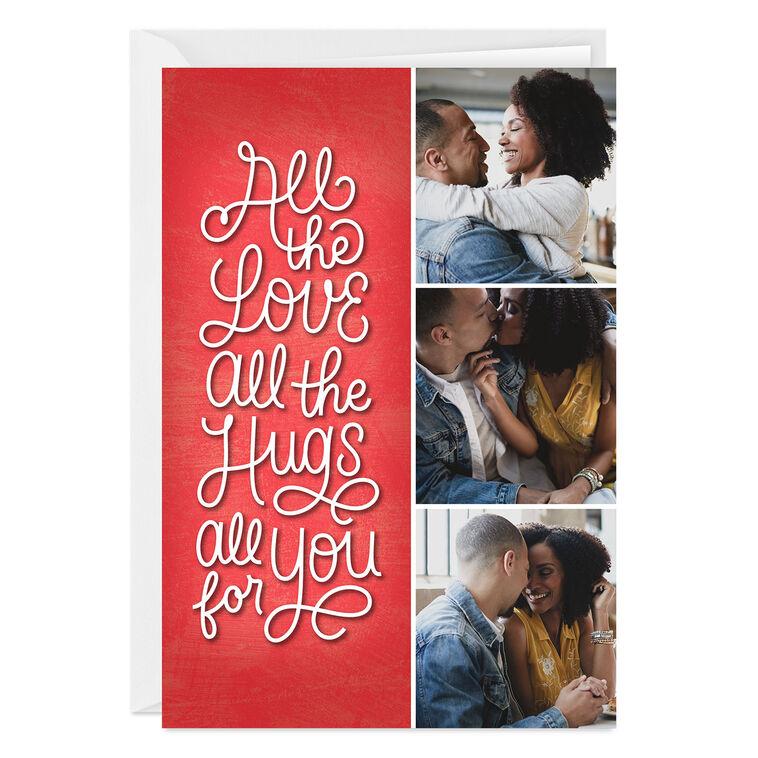 hallmark Personalized All For You Love Photo Card