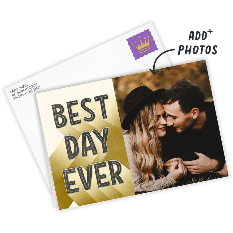 Hallmark Personalized Best Day Ever Photo Card