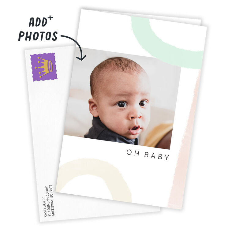 Hallmark Personalized Circle Designs Photo Card