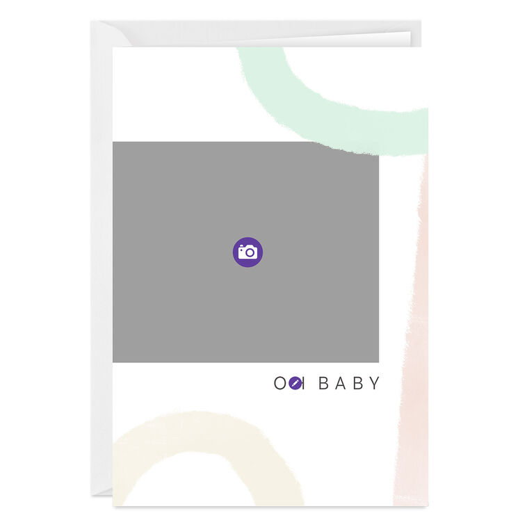 Hallmark Personalized Circle Designs Photo Card