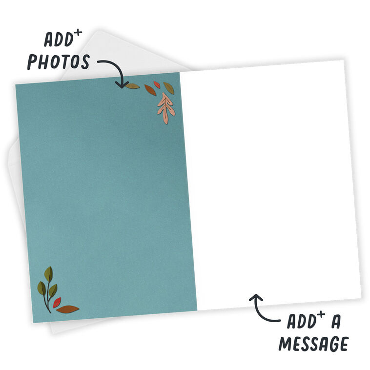 Hallmark Personalized Fall Leaves Photo Card
