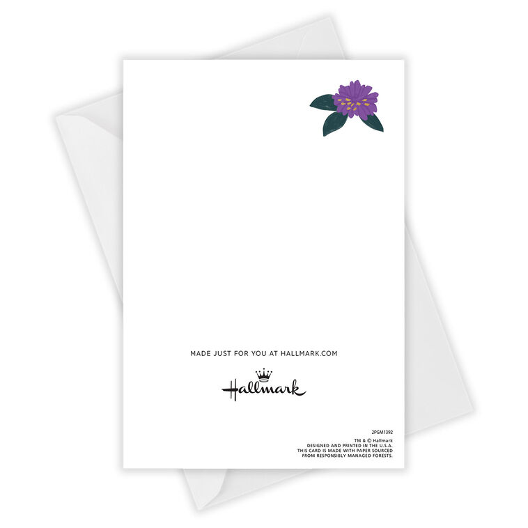 Hallmark Personalized Flower Bouquet Card