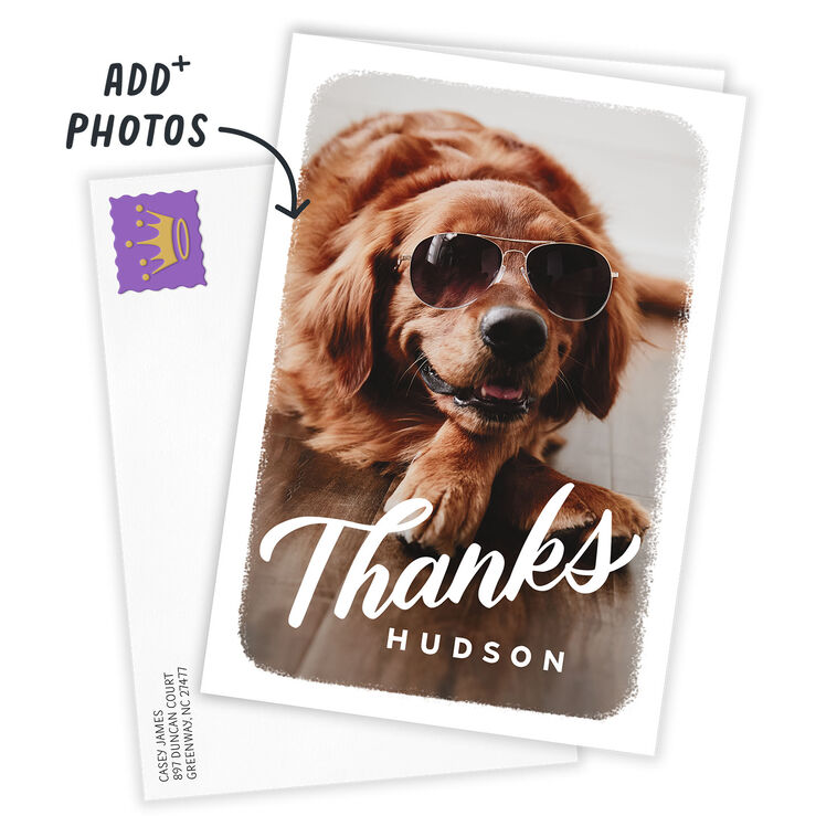 Hallmark Personalized Full Photo Thank-You Card