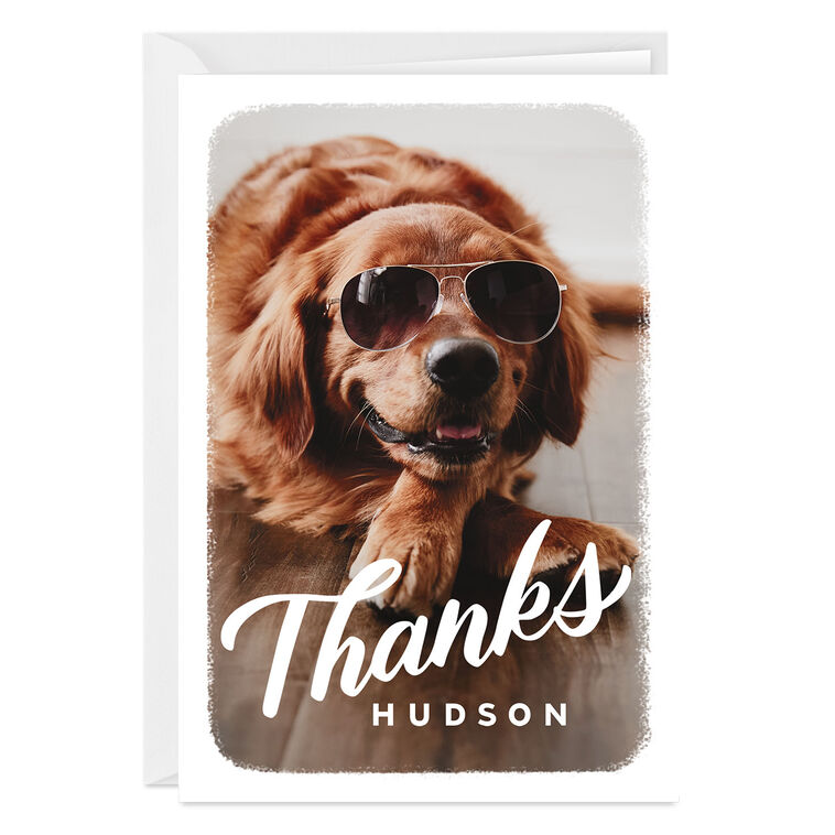 hallmark Personalized Full Photo Thank-You Card