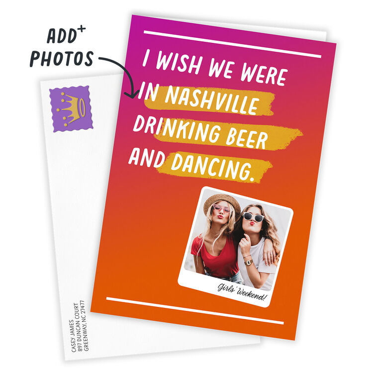 Hallmark Personalized Fun Wish List Photo Card