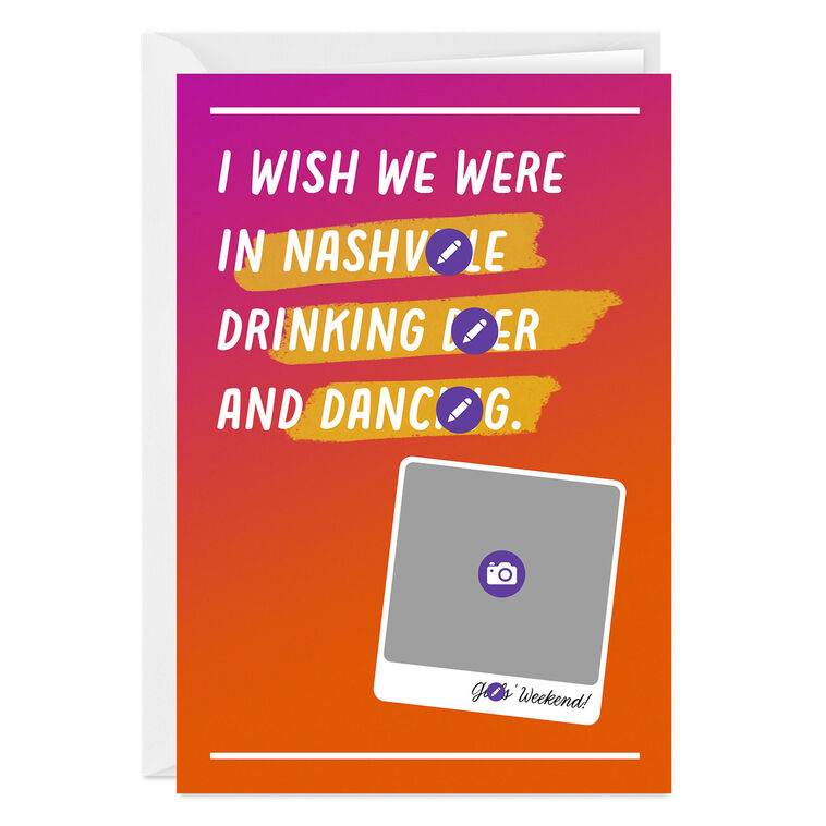 Hallmark Personalized Fun Wish List Photo Card