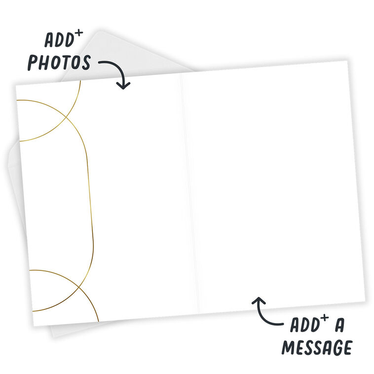 Hallmark Personalized Gold Accents On Marble Card