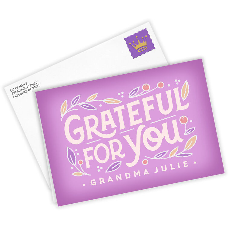 Hallmark Personalized Grateful For You Card