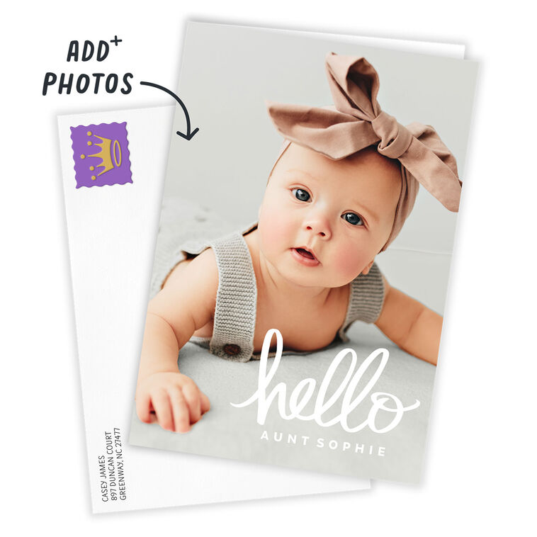 Hallmark Personalized Hello Photo Card