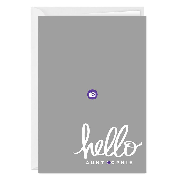 Hallmark Personalized Hello Photo Card