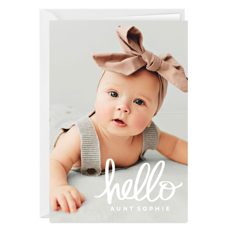 hallmark Personalized Hello Photo Card