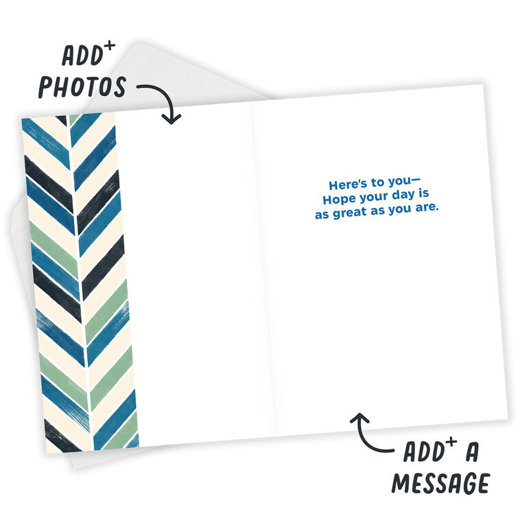 Hallmark Personalized Here's To You Photo Card