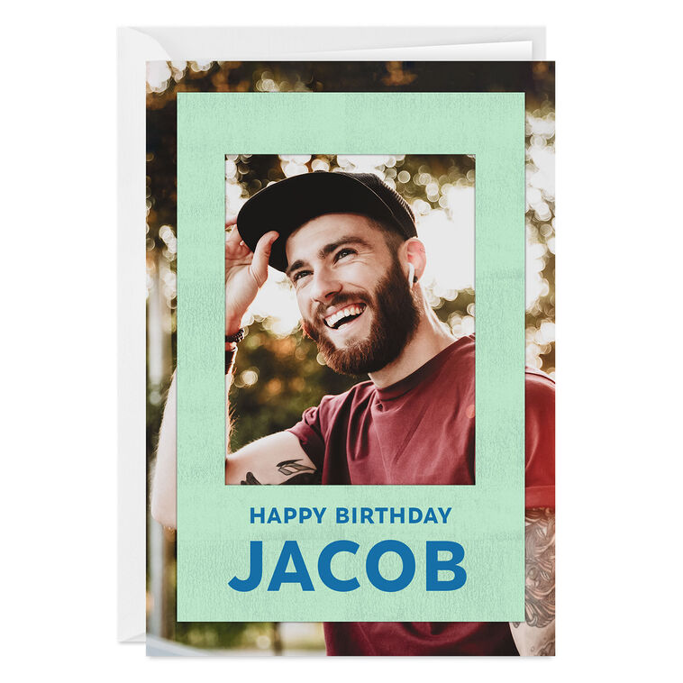 hallmark Personalized Here's to You Photo Card