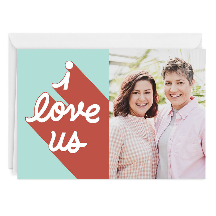 hallmark Personalized I Love Us Love Photo Card
