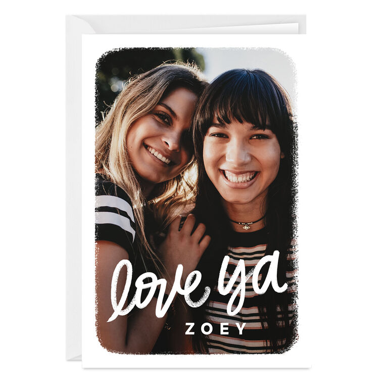 hallmark Personalized Love Ya Photo Card