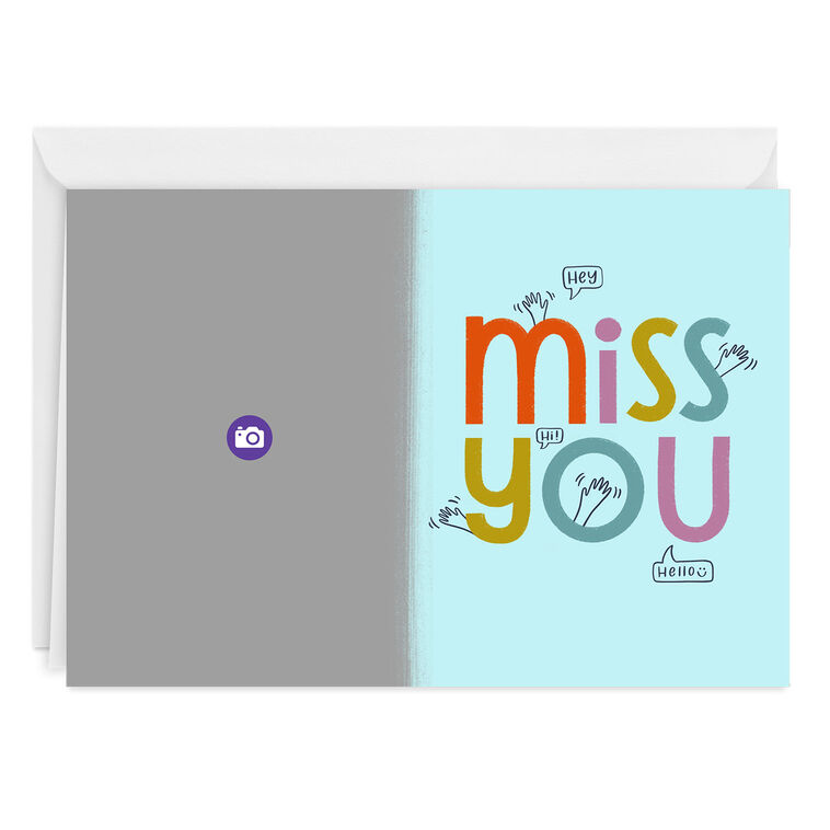 Hallmark Personalized Miss You Photo Card
