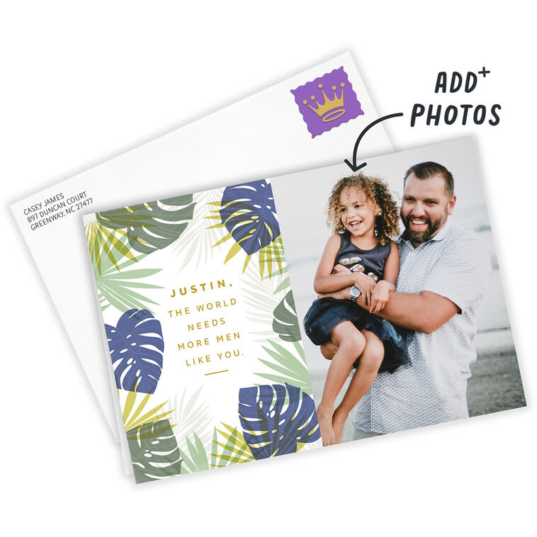 Hallmark Personalized More Men Like You Photo Card